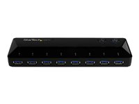 StarTech.com Hub USB 3.0 à 10 ports avec ports de charge et synchronisation - Concentrateur USB avec ports de charge rapide - 2x 1,5 A - Commutateur de partage des périphériques USB - 10 x SuperSpeed USB 3.0 - de bureau - pour P/N: DKWG30DPHPD, DKWG30DPHPDU, TB33A1C, USB312SAT3CB, USB315CB2M, USBLTM1MBK, USBLTM1MWH ST103008U2C