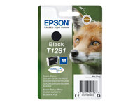 Epson T1281 - Taille M - noir - original - emballage coque avec alarme radioélectrique/ acoustique - cartouche d'encre - pour Stylus S22, SX230, SX235, SX420, SX430, SX435, SX438, SX440, SX445; Stylus Office BX305 C13T12814022