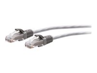 C2G 4ft (1.2m) Cat6a Snagless Unshielded (UTP) Slim Ethernet Network Patch Cable - Gray - Cordon de raccordement - RJ-45 (M) pour RJ-45 (M) - 1.2 m - 4.8 mm - UTP - CAT 6a - moulé, sans crochet - gris C2G30114