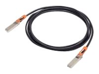 Cisco Passive Copper Cable - Câble d'attache directe 25GBase-CR1 - SFP28 pour SFP28 - 5 m - twinaxial - SFF-8402/IEEE 802.3by - noir - pour P/N: C9300-NM-2Y-RF, C9500-48Y4C-E-RF, N9K-C93180YC-FX-H, NCS-55A1-48Q6H, NCS-55A1-48Q6H= SFP-H25G-CU5M=
